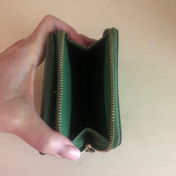 Tory Burch Thea Mini Pebbled Leather Bifold Wallet - Picture 8 of 11